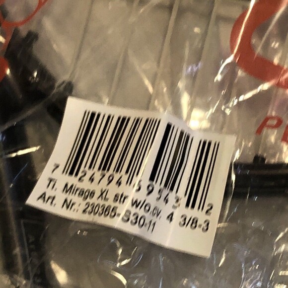 New-Head Ti Mirage XL Tennis Racquet str. w/o.cv/ 4 3/8-3 New w/cover - Picture 7 of 12